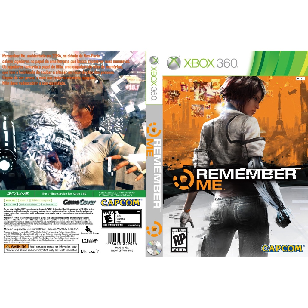 Xbox Remember Me Games