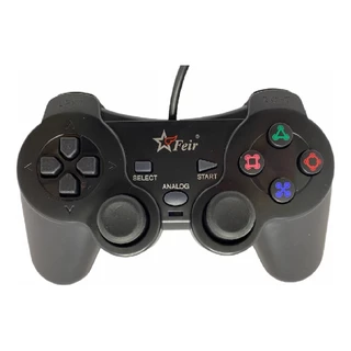 Controle Joystick Feir Fr-221 Preto Usb Pc Notebook Com Fio NOSTAGIA.