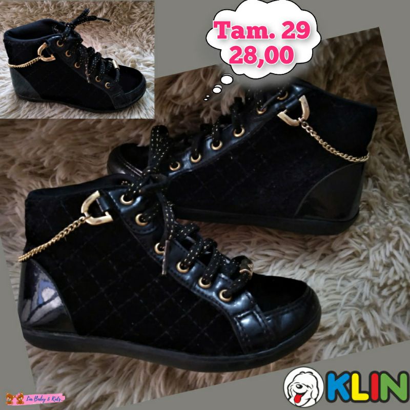 Bota infantil hot sale tamanho 29