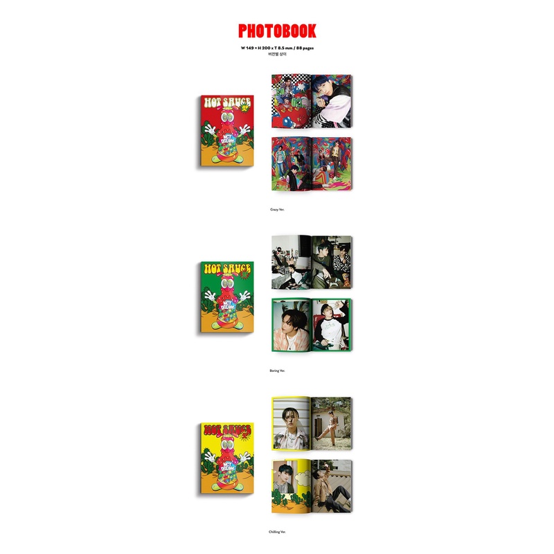 NCT DREAM 1st Album - Hot Sauce (Photobook Ver.) | Shopee Brasil