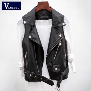 Colete De Couro PU Sólido Feminino Motocicleta Primavera Outono Novo Sem Mangas De Alta Qualidade em Promoção na Shopee Colete De Couro PU Sólido Feminino Motocicleta Primavera Outono Novo Sem Mangas De Alta Qualidade