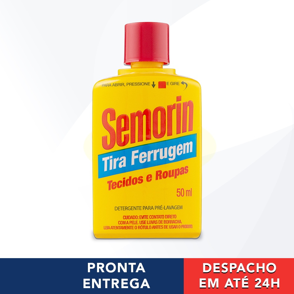 Semorin Tira ferrugem de Roupa Brancas e Coloridas | Shopee Brasil