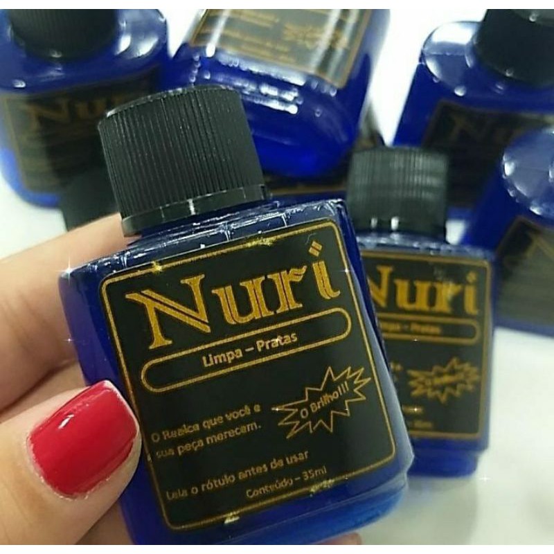 Kit limpa PRATA: NURI LIQUIDO + FLANELA MÁGICA