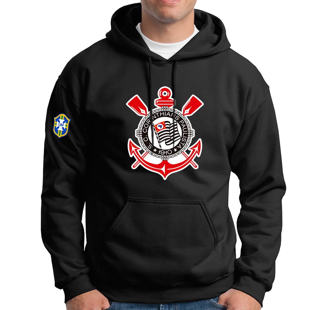 Moletom Camisa Camiseta Corinthians Torcida Fiel Gaviões Time de ...