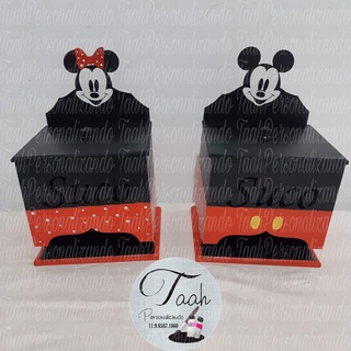 Caixa de Suco Mickey e Minnie