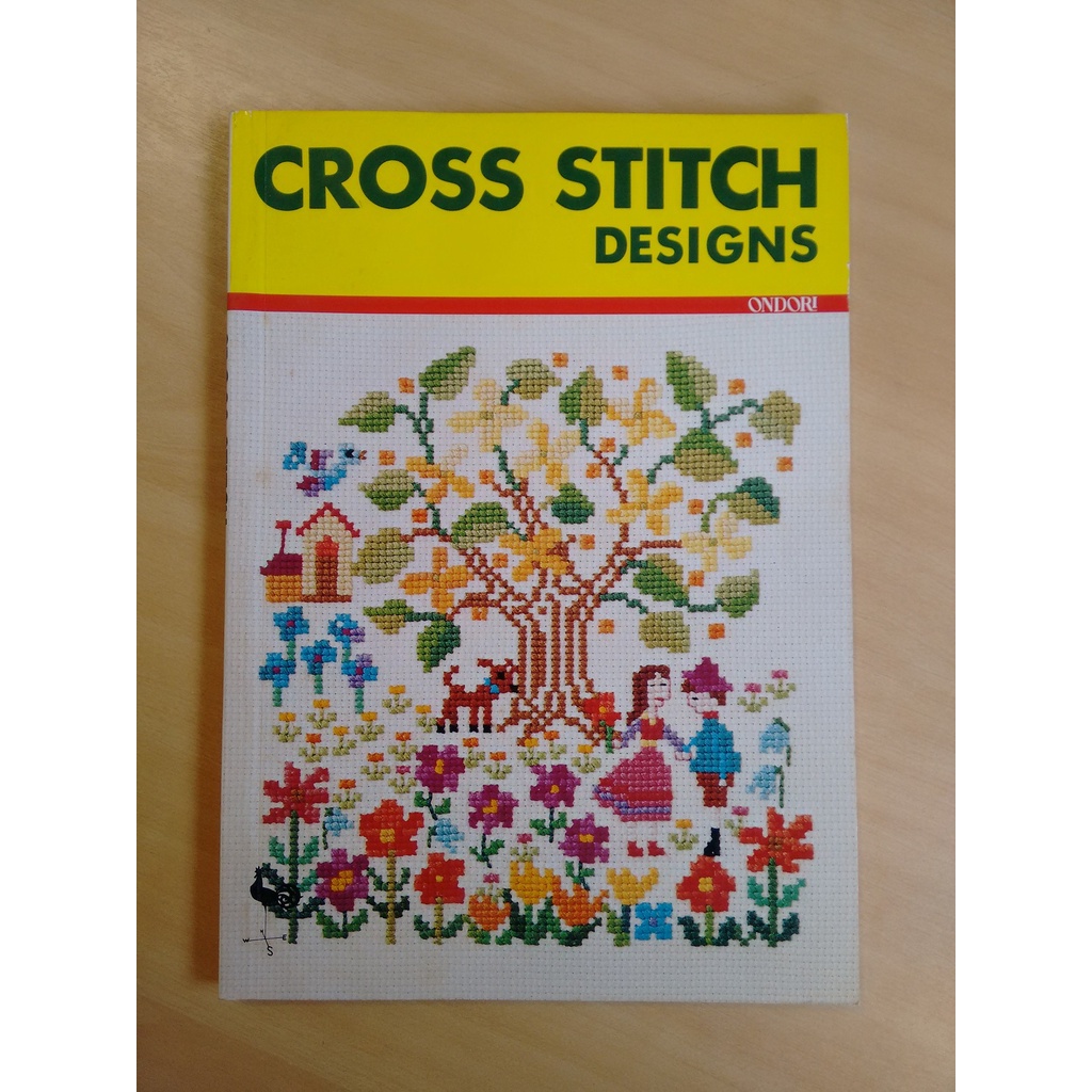 Ondori Cross Stitch Designs 1975 Cross Stitch Book Japan 