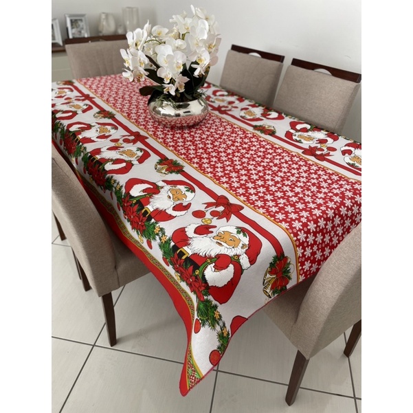 Toalha de Natal 4 cadeiras