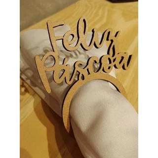 Anel porta guardanapo de páscoa em mdf cru decoração mesa posta MDF 3mm Decoração Páscoa Lembrança em Oferta na Shopee