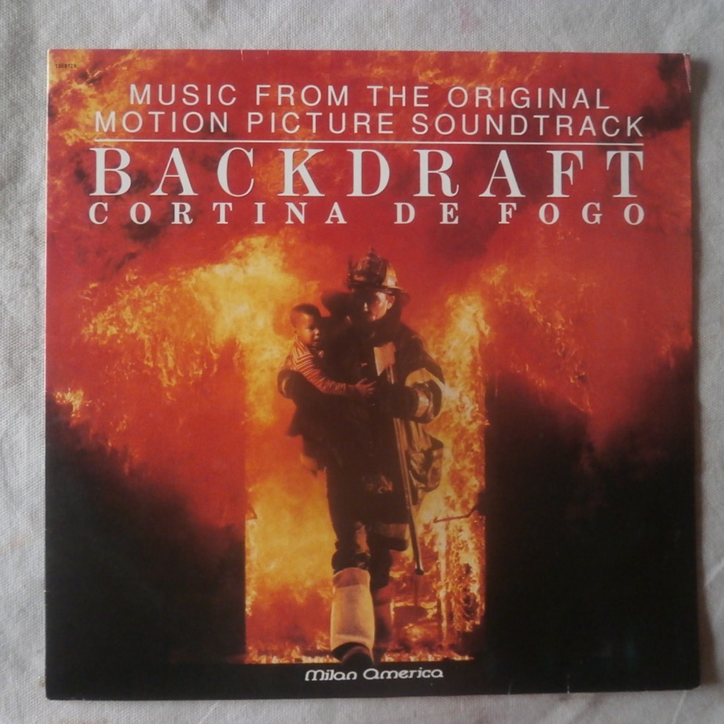 Lp Cortina De Fogo 1991, Disco Vinil Trilha Sonora do Filme | Shopee Brasil
