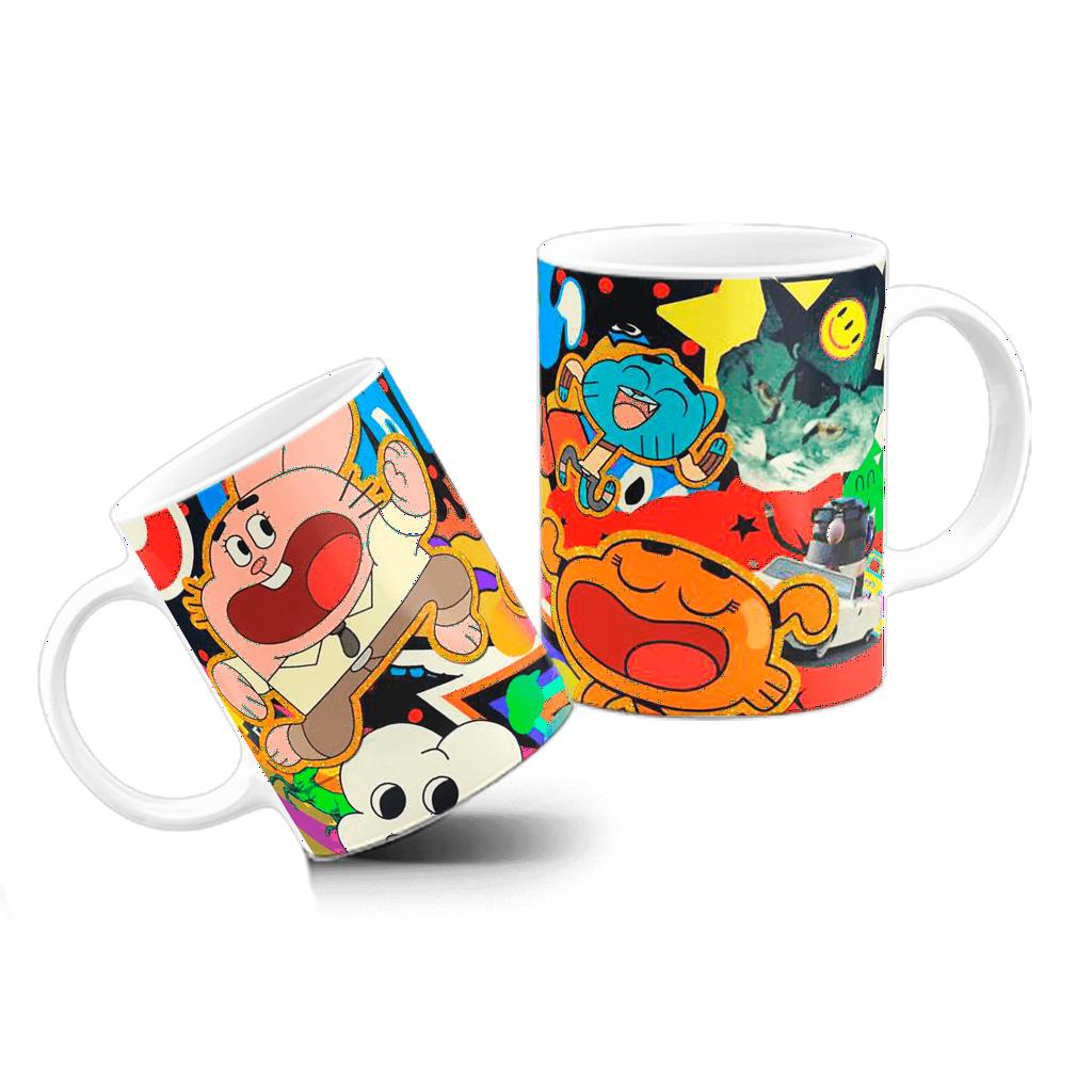 Caneca O Incrível Mundo de Gumball Personagens