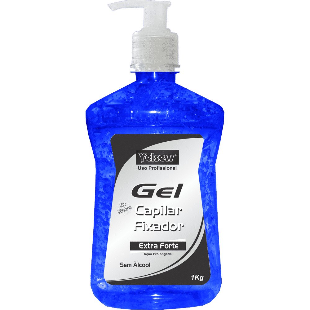 Gel Fixador Extra Forte Yelsew Azul Kg Shopee Brasil