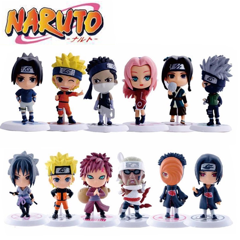 Naruto Anime Action Figurine Modelo, Brinquedos fofos, Figurais Q, Uzumaki,  Kakashi, Uchiha, Sasuke, Itachi, 9cm - AliExpress