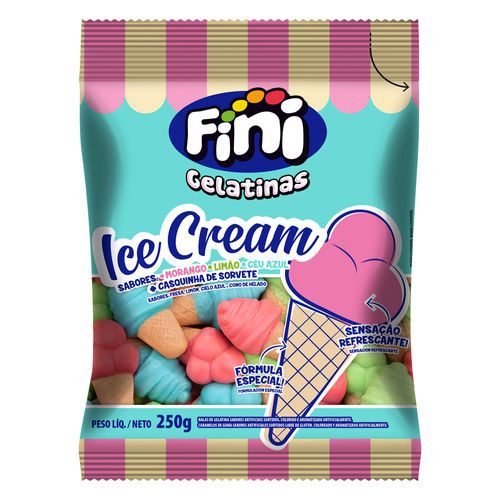 Fini Sorvete Ice Cream Bala Gelatina 250g - 1 Unidade - Empório