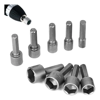 Jogo De Bits Sextavado Para Parafusadeira furadeira soquetes Bosch Makita Pito