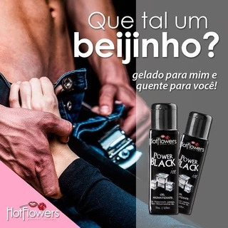 Spray Aromatizante Bucal POWER BLACK ICE Sexo Oral - SEX SHOP