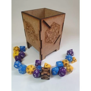 Rolador De Dados Dice Tower Torre De Dados Rpg D&d + Brinde