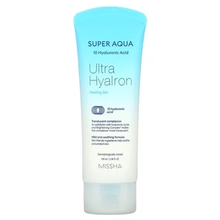 missha super aqua ultra hyalon peeling gel 100ml