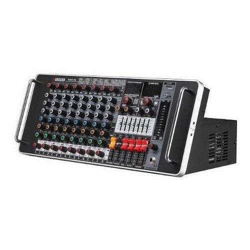 Mesa De Som Amplificada Padr O Rack Arcano Rack P W Rms Shopee Brasil