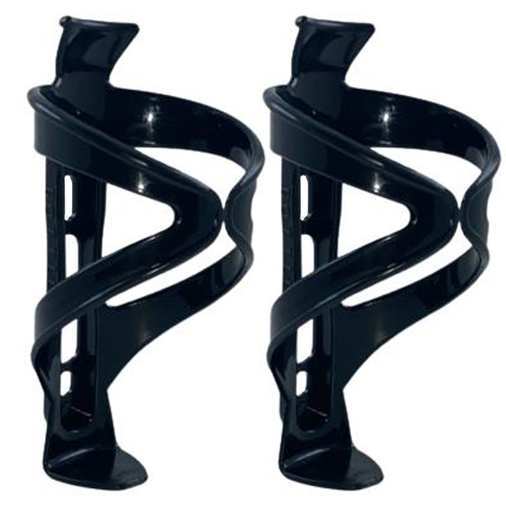 2 Suportes De Garrafa Caramanhola Squeeze Bike F Sports Nylon Preto