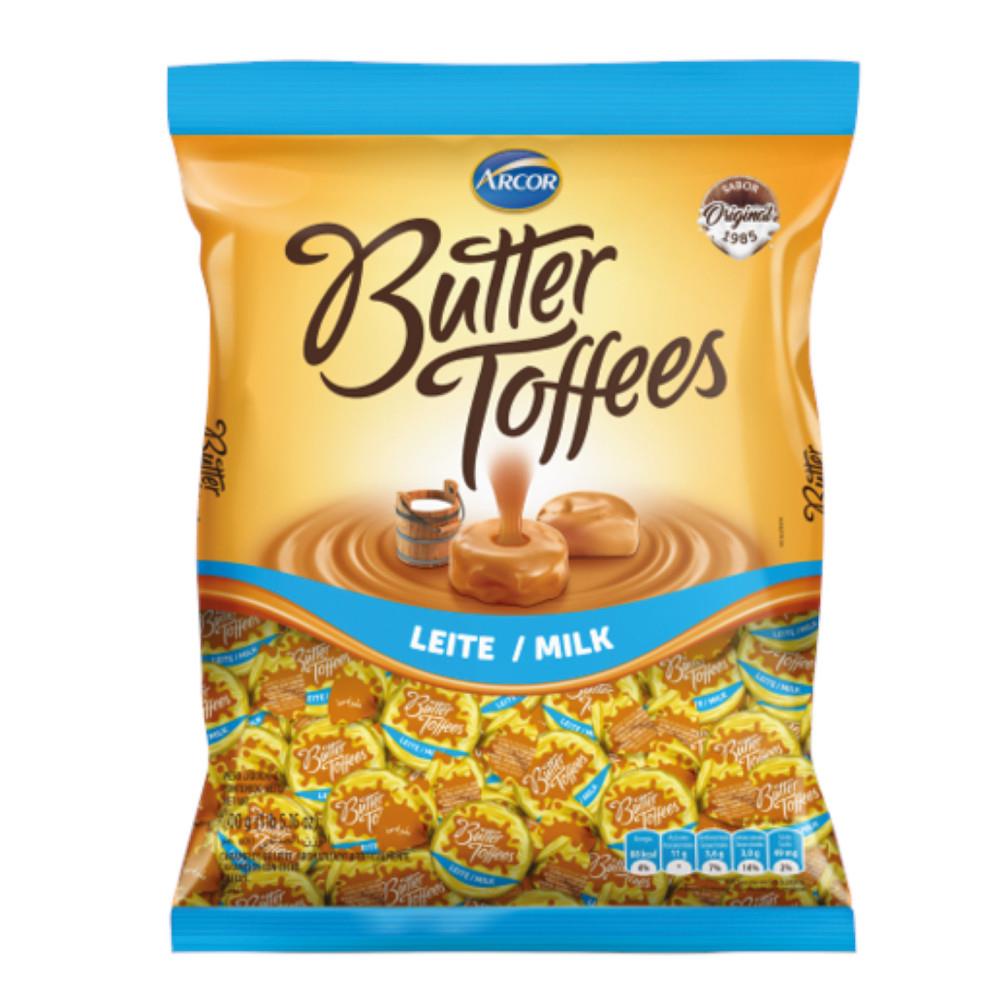 Bala Butter Toffees Sabor Milk Arcor 500g | Shopee Brasil