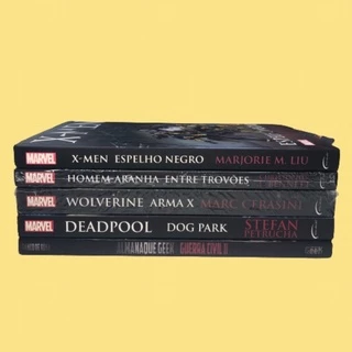 X-Men Espelho Negro Homem-Aranha Entre Trovões Wolverine Arma X Deadpool Dog Park Almanaque Geek Guerra Civil ||