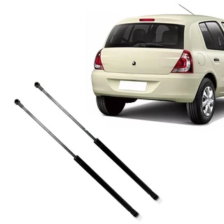 02 Amortecedores Tampa Traseira Renault Clio 2000 Até 2018 Porta-Malas