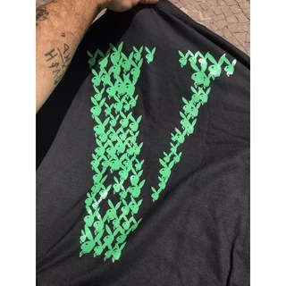Camiseta 100% algodão Vlone Playboi Carti playboy