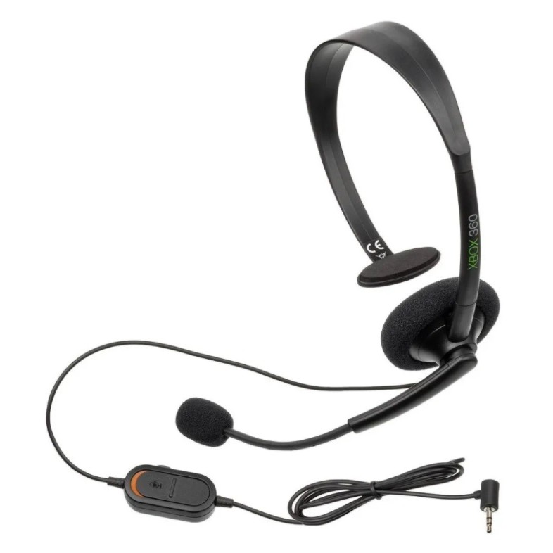 Fone de Ouvido - Wireless - Microsoft Xbox 360 Wireless Headset - Preto -  P6F-00001 - waz