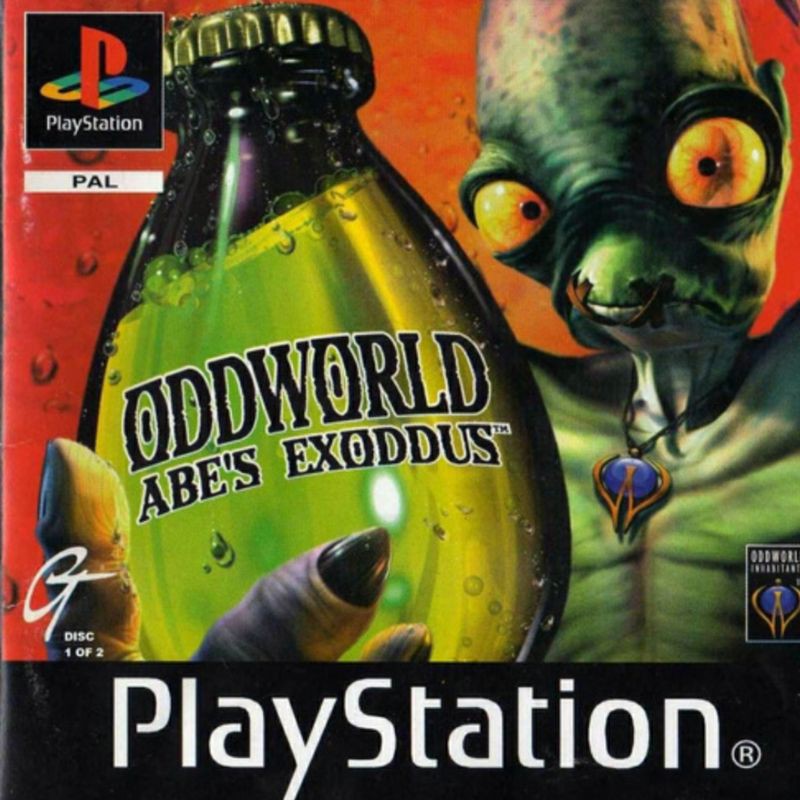 Oddworld Abes Exoddus Playstation 1 Shopee Brasil