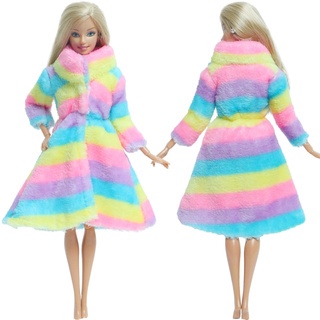 Casaco De Boneca De Pele Para Boneca Barbie / Roupas De Inverno