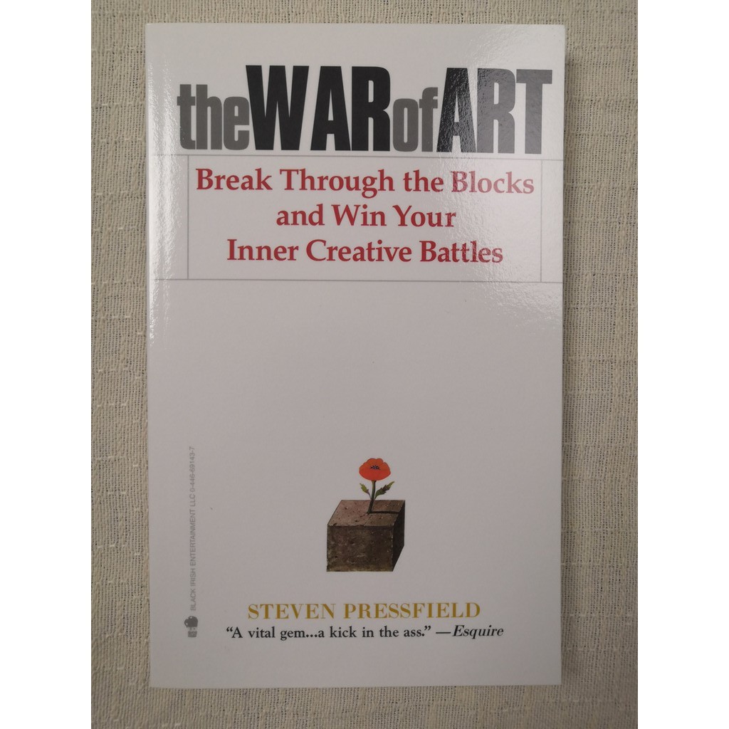 Livro The War of Art (A Guerra da Arte) - Steven Pressfield