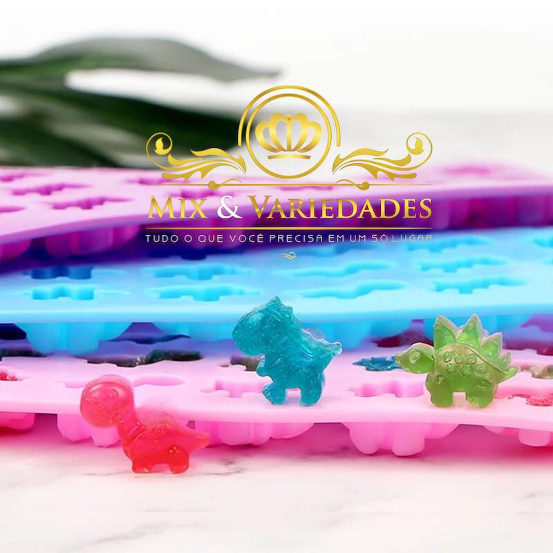 Forma De Silicone Dinossauro E Forma Mini Dino Dinossauro