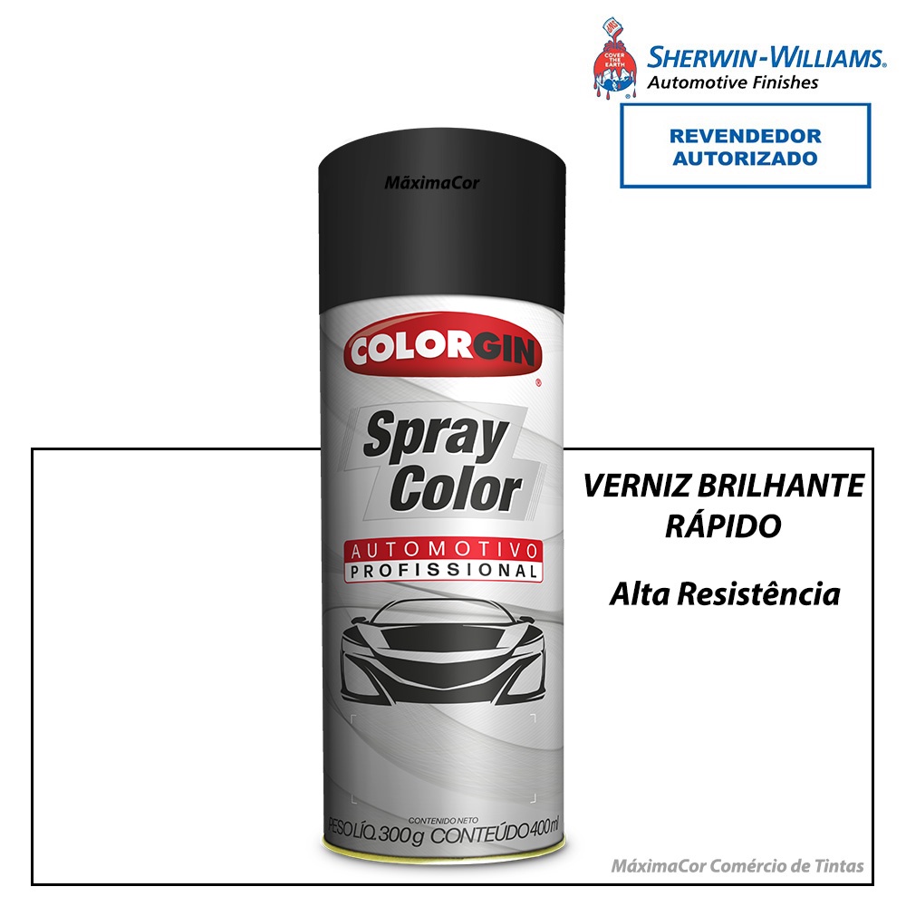 Verniz Spray Automotivo Brilhante Colorgin Lazzuril 400ml | Shopee Brasil