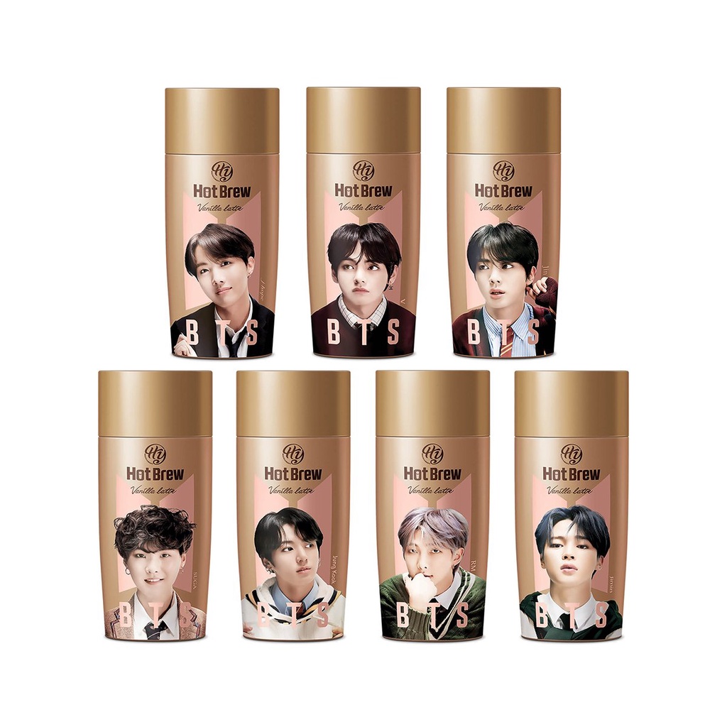BTS Cold & Hot Brew (frascos vazios colecionáveis) | Shopee Brasil
