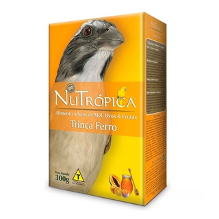 Ração Nutrópica Trinca-Ferro Farinhada com Mel, Ovos e Frutas - 300g
