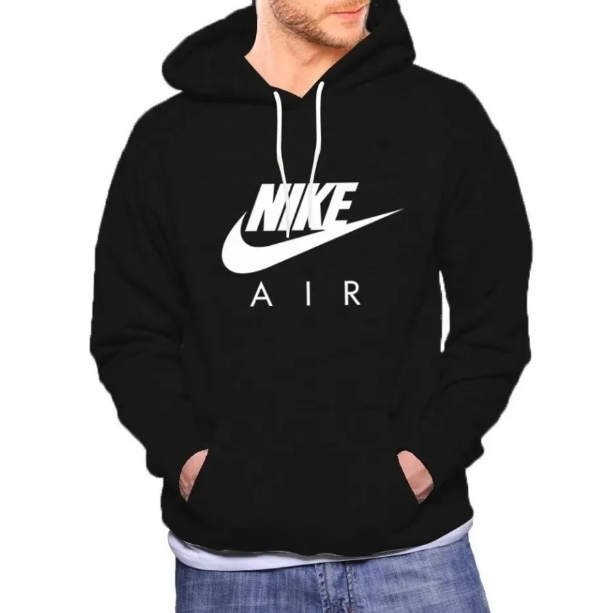 Moletom Nike Air Preto e Branco