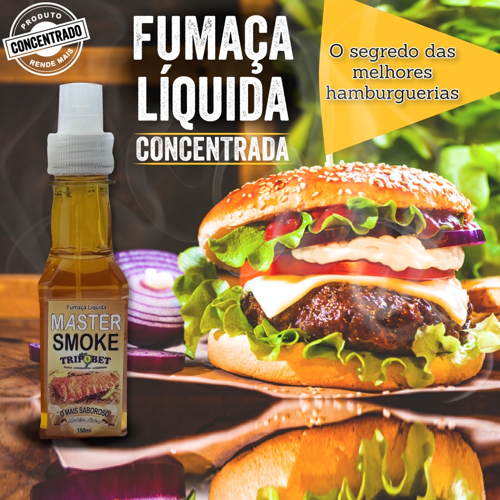 Fumaça Líquida Concentrada Para Churrasco Legumes Defumados 150 ml ...