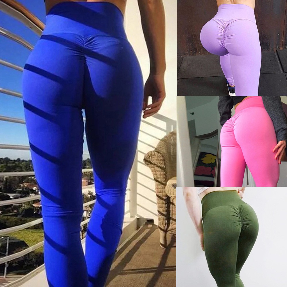 Calça legging franzida no hot sale bumbum