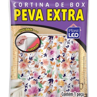Cortina de Box PEVA Extra Estampada Sortida 1,35m x 1,78m