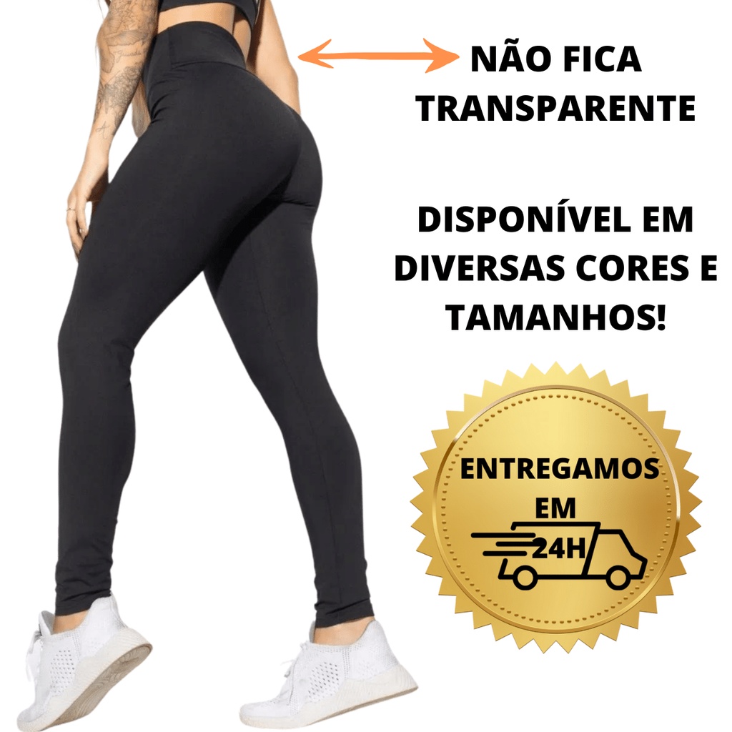 Calça Legging Academia Esportiva I Levanta Bumbum I Cintura Alta – Moda  Brasil