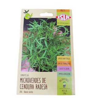 Sementes de Microverde de Cenoura 1g - Isla