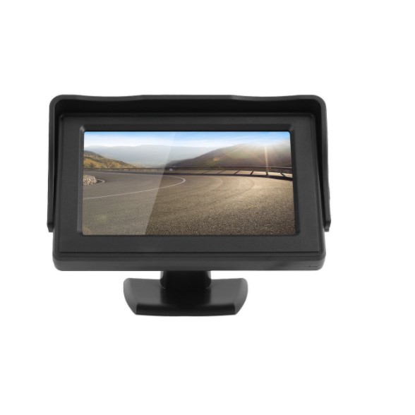 Tela Fixa Monitor Veicular Painel 4.3 Para Câmera De Ré | Shopee Brasil