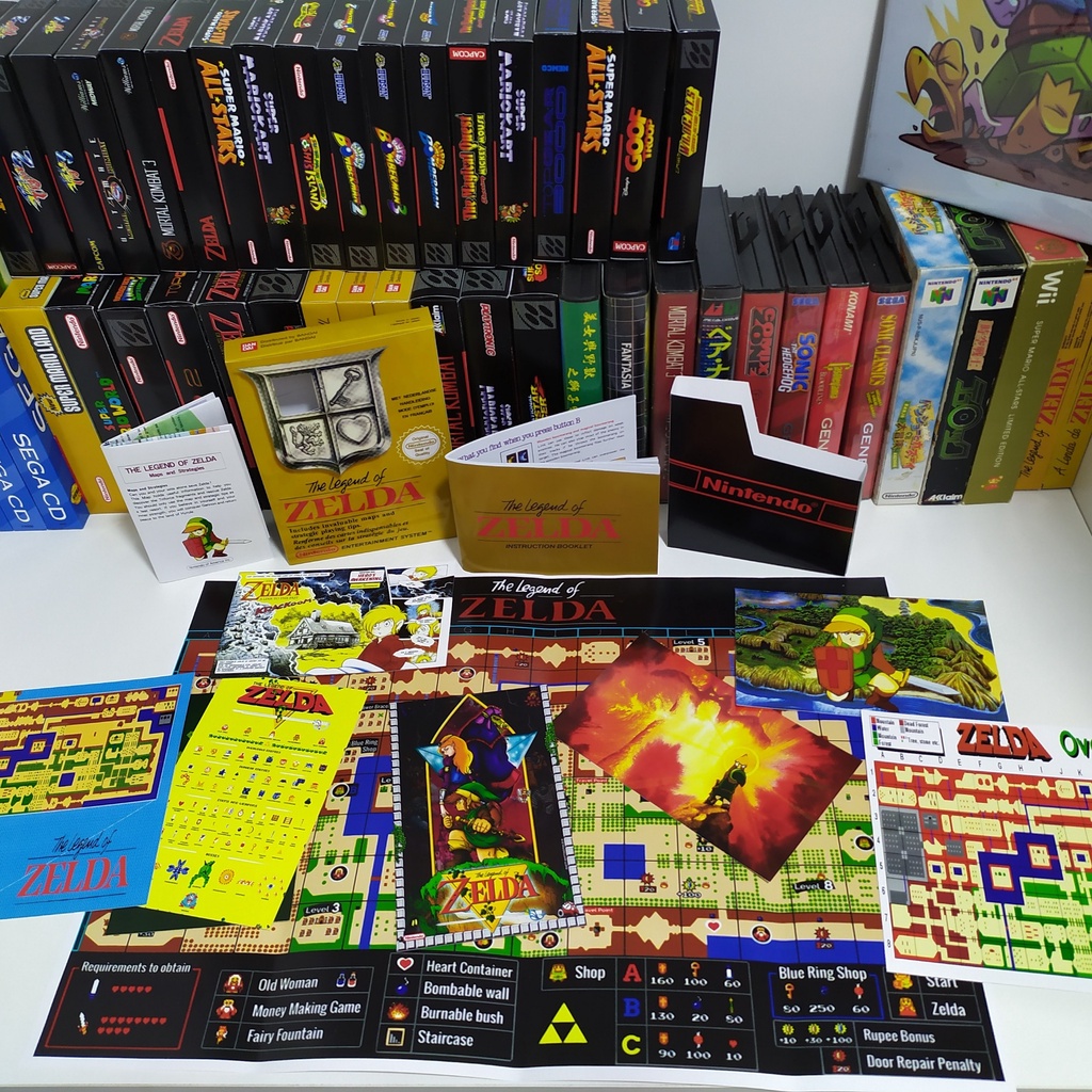 Legend Of Zelda - Kit Traduzido do Jogo (Nintendo)