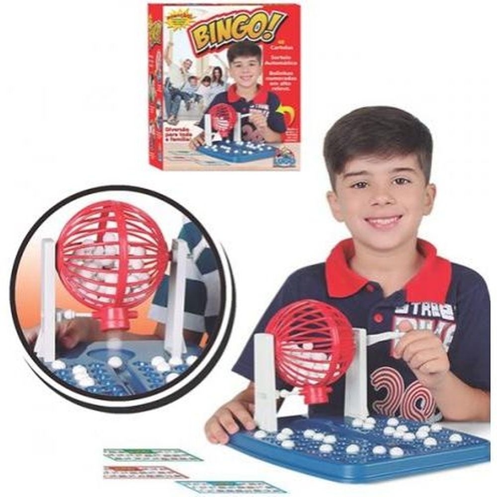 Super Bingo Lugo Jogo Cartelas Globo Com Numeros Shopee Brasil