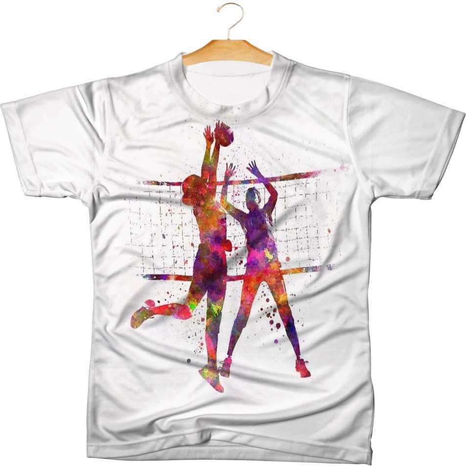 Baixar Vetor De Design De T-shirt De Anime Para Jogador De Voleibol