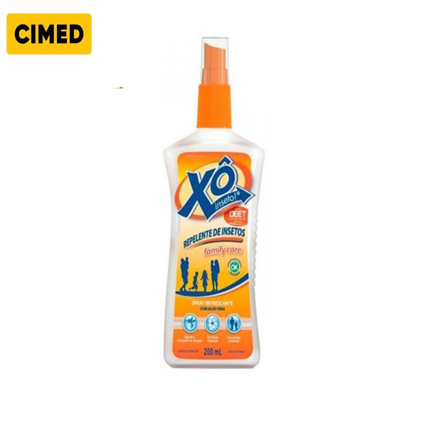 Repelente Spray Xo Inseto 200ml Cimed | Shopee Brasil