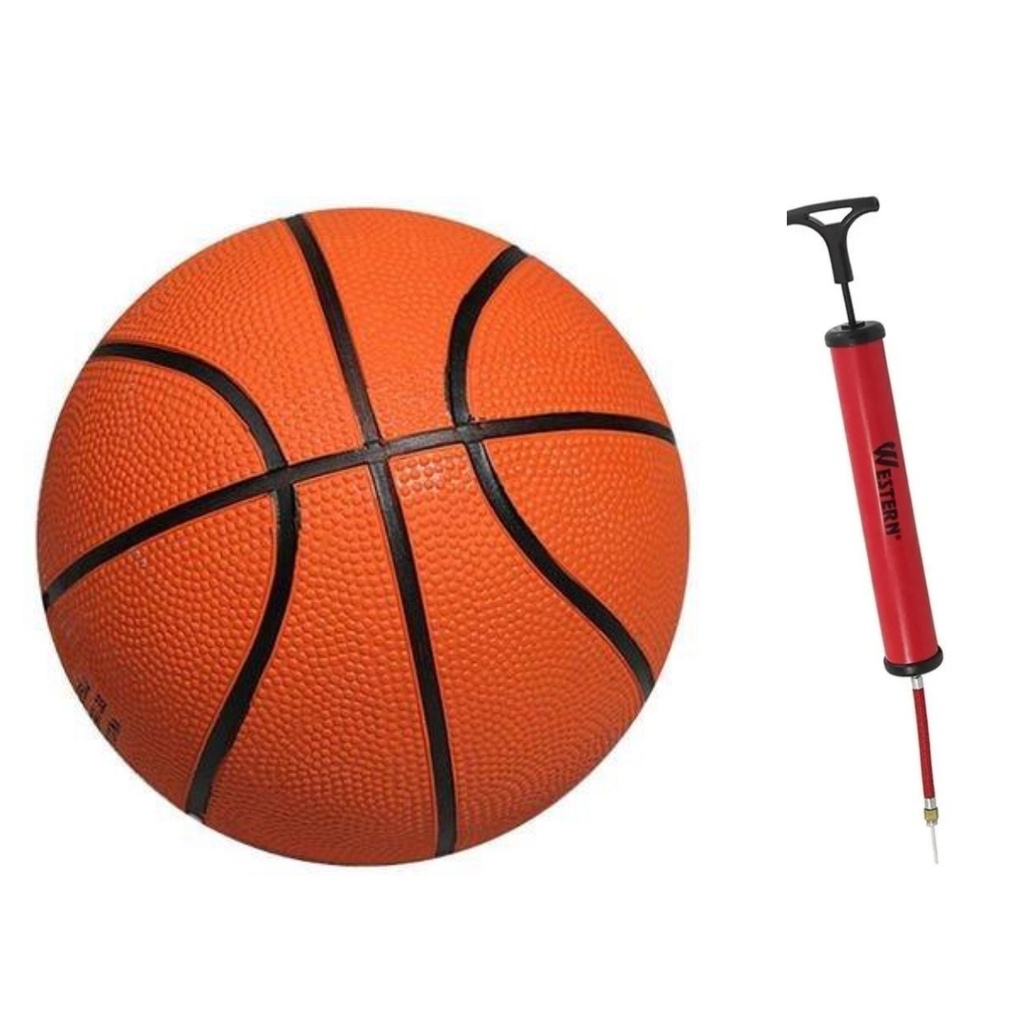 Kit Aro E Rede Basquete Oficial Com Bola Número 7 Tarmak e Bomba de Inflar