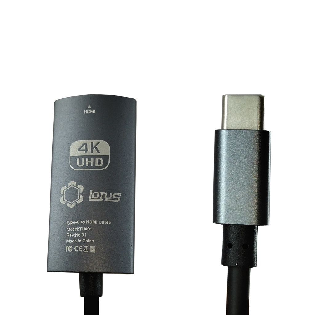 Adaptador USB Tipo C Para HDMI 4K E 2K Lotus LT-330