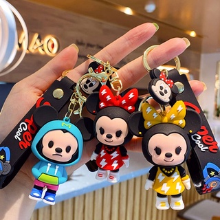 Minnie Mickey Série Chaveiro Pingente De Carro Requintado Bolsa Pequena Fofa Enfeites