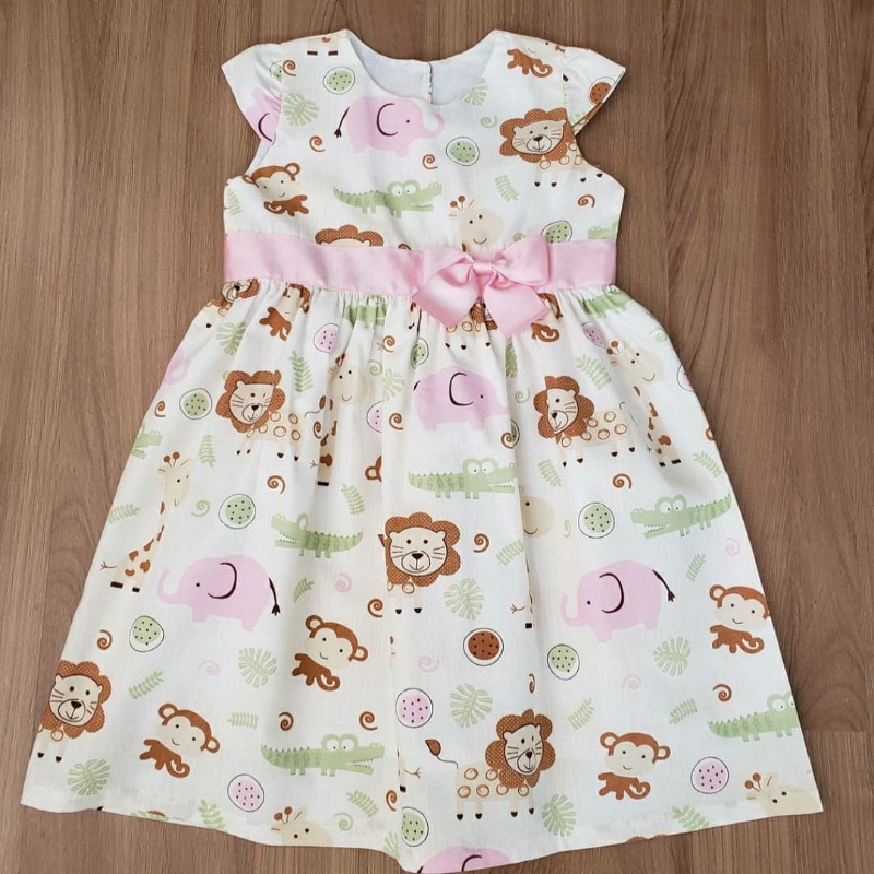 Vestido best sale infantil safari